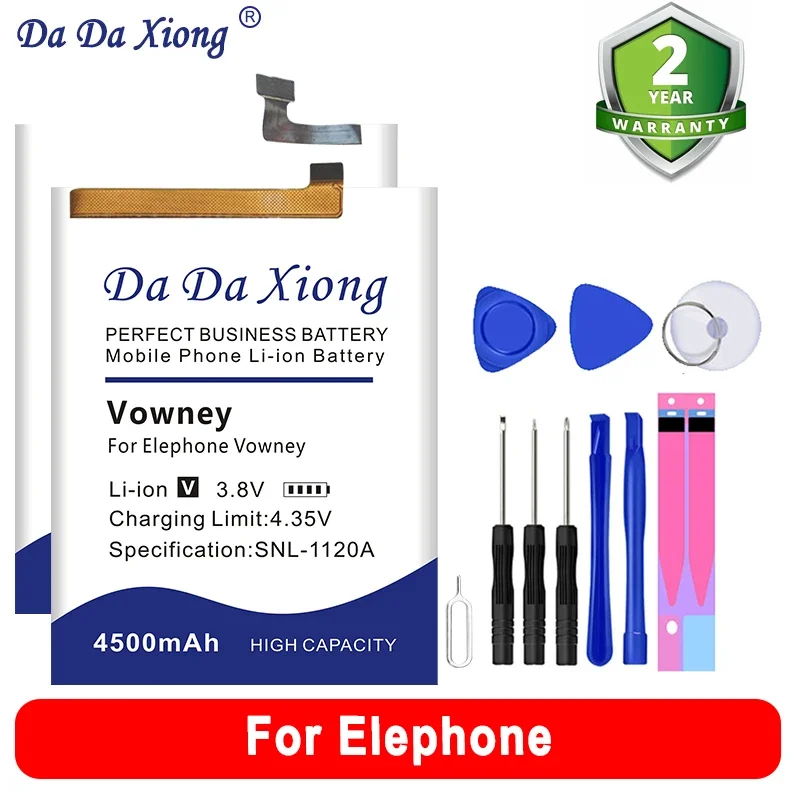 ElephoneVowney ElephoneC1Max ElephoneU5 ElephoneS8 ElephoneC1 Аккумулятор для Elephone C1 U5 S8 Vowney Max Lite + набор