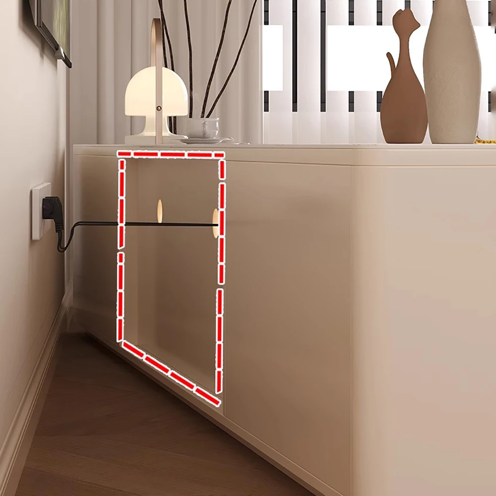 Ящик для хранения под телевизор декор уникальный простой гламурный шкаф