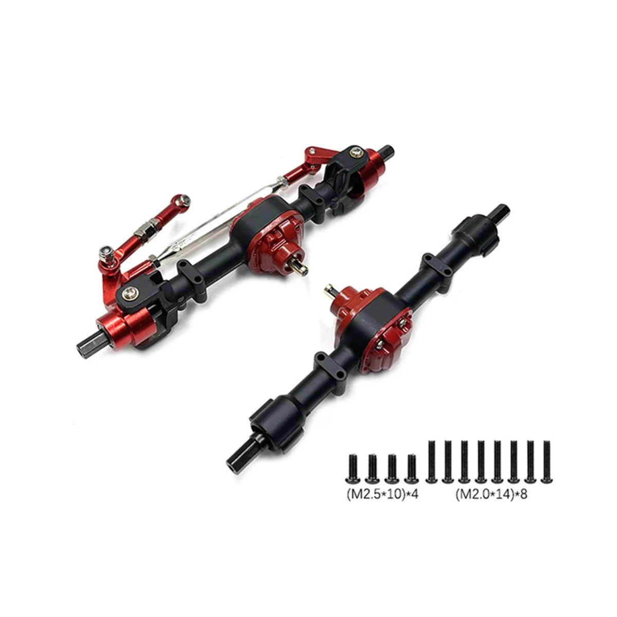 

MN78 металлическая передняя и задняя оси с 3 мм до 4 мм втулкой вала для MN78 MN-78 MN 78 1/12 обновленные детали для радиоуправляемых автомобилей, черны...