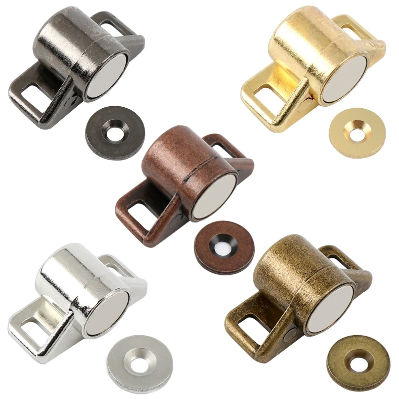 

Durable Magnetic Door Catch Zinc Alloy Cabinet Door Magnets with Strong Magnetic for Kitchen Cupboard Wardrobe Cabinet