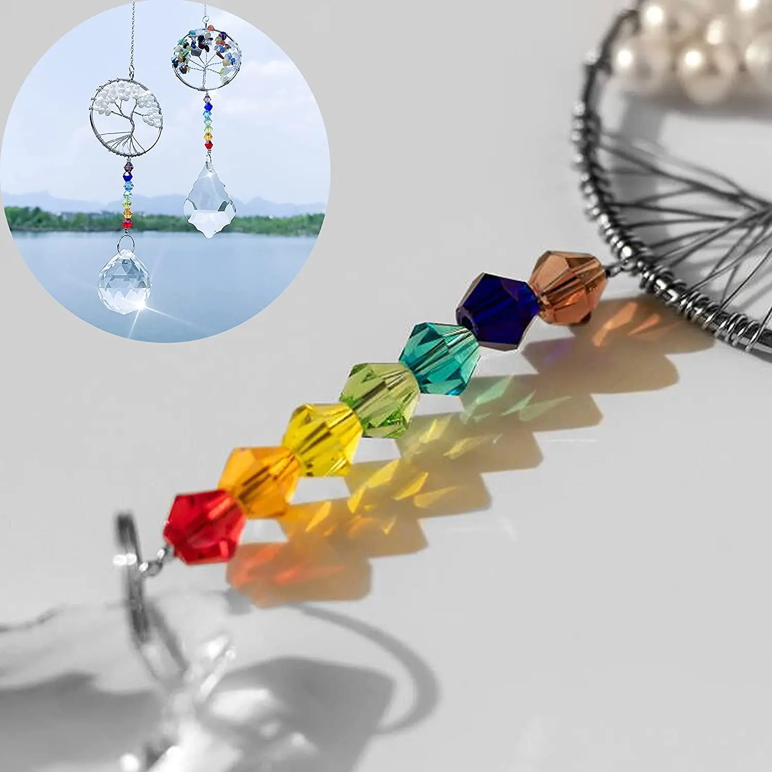 1200Pcs/Box 15 Colors 4mm Faceted Glass Beads Bicone Crystal Beads for DIY Beading Bracelet Necklaces Earrings Suncatcher Crafts