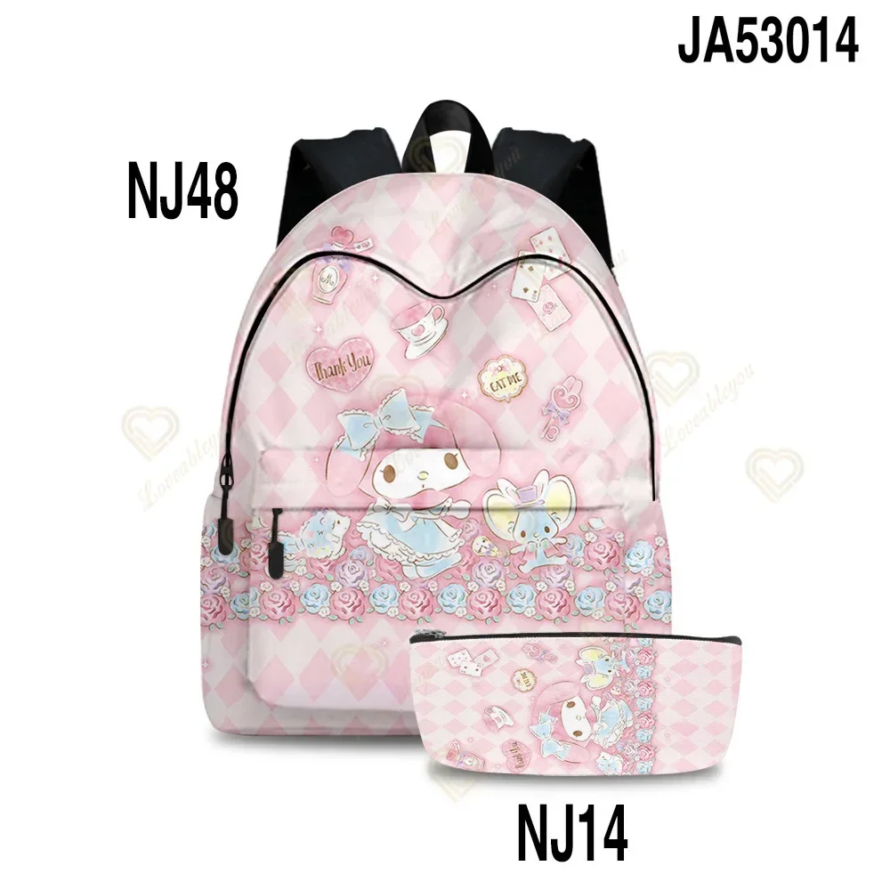 Фото Сумки Sanrio Kuromi Cinnamoroll, милая сумка My Melody, детские сумки, плюшевые игрушки для девочек, женские сумки с помпонами, подарки на день рождения №5