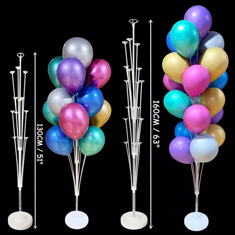 

Tubes Balloon Stand Holder Column Confetti Balloons Happy Birthday Ballon Kids Baby Shower Wedding Party Decorations