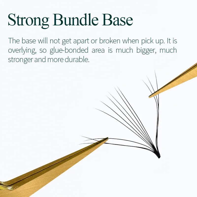 SONG LASHES Готовые вееры с заостренной базой для наращивания ресниц Свободные