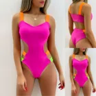 Бразильское бикини 2021, женский купальник большого размера, женские цельные купальники, Женский комплект бикини с высокой талией, стринги, Женский бассейн