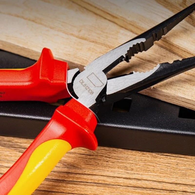 Изолированные плоскогубцы с длинными иглами 150 мм 1000 В для электромобилей