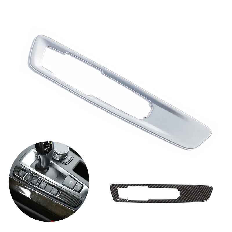 

Car Styling Interior Center Control Gear Shift Panel Side Switch Button Cover Trim For BMW X5 F15 X6 F16 2015 2016 2017