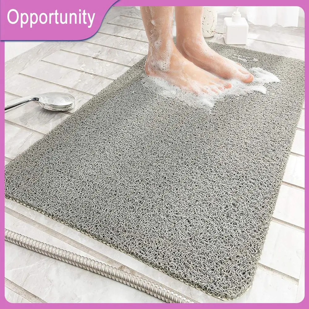 

Home Decor Wash Basin Bathtub Side Floor Rug Super Absorbent Waterproof Bathroom Rug Carpets Solid Color Bathroom Accessories