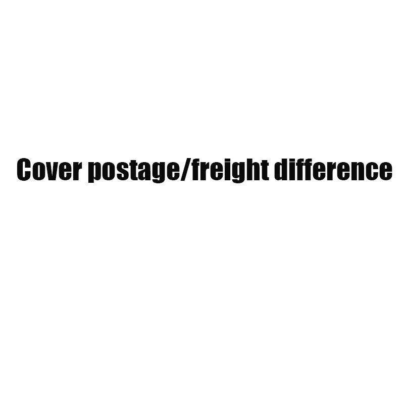 

Cover postage/freight difference