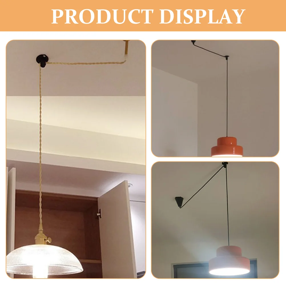 2 шт. шкив для люстры тяговая тележка потолочное крепление подвесной лампы