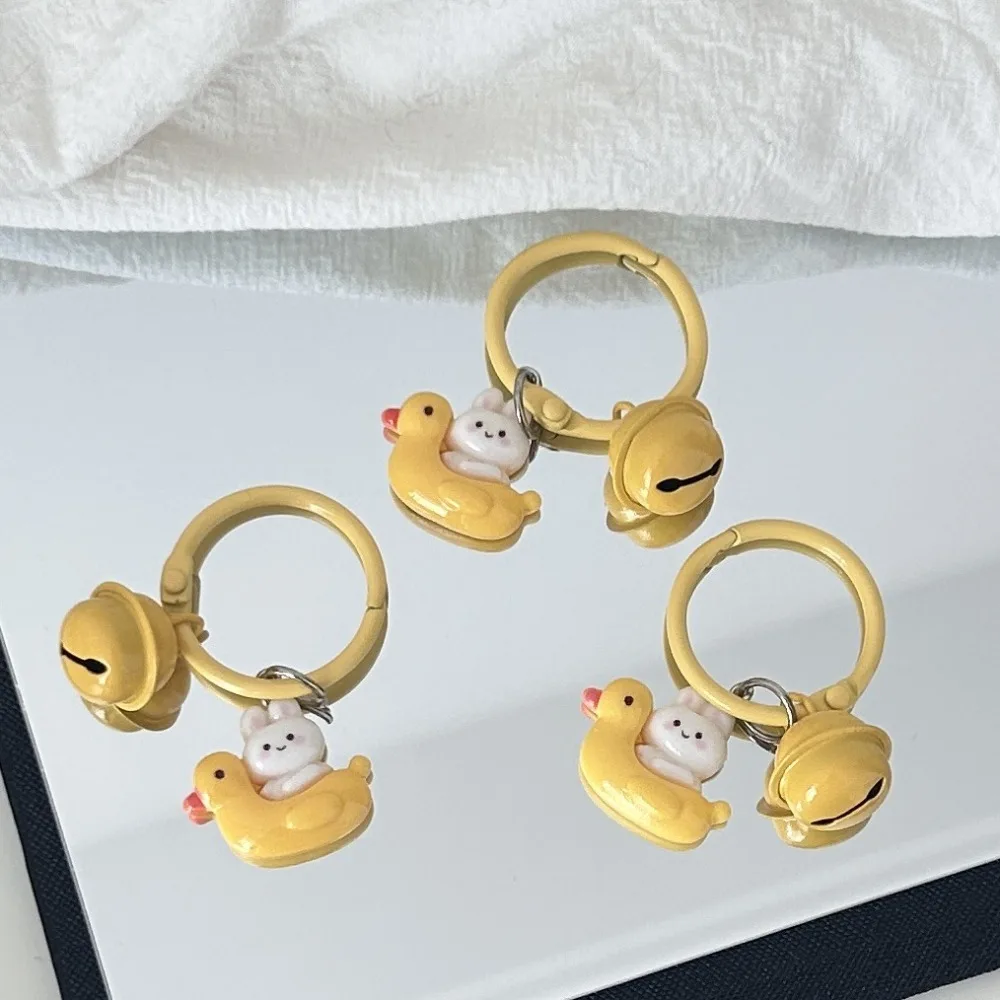 Брелок для ключей Модный Универсальный милый подарок с желтой уткой особые