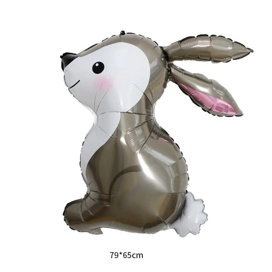 Фольгированные шары животные набор из 1 штуки