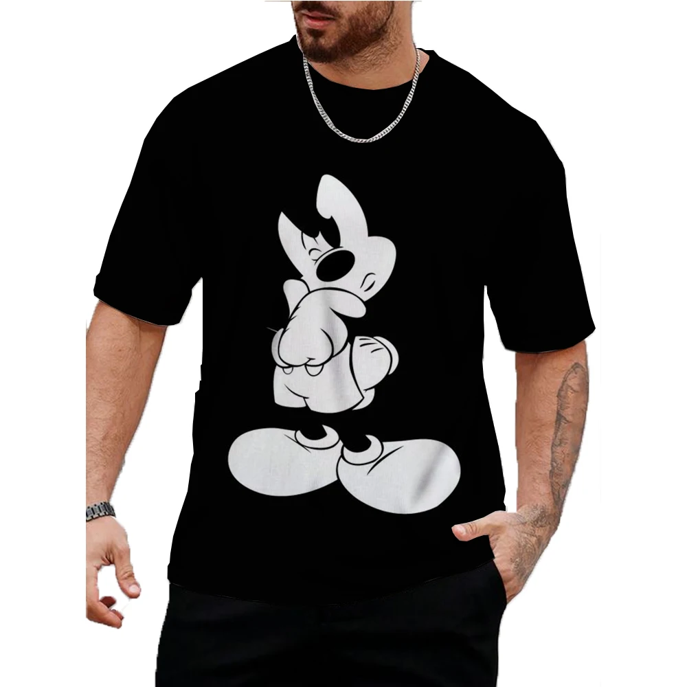 Футболка мужская с коротким рукавом принтом Микки Мауса