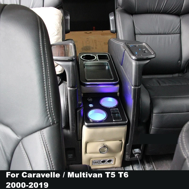Обновленный подлокотник для центральной консоли VW Caravelle / Multivan T5 T6 2003-2021 с
