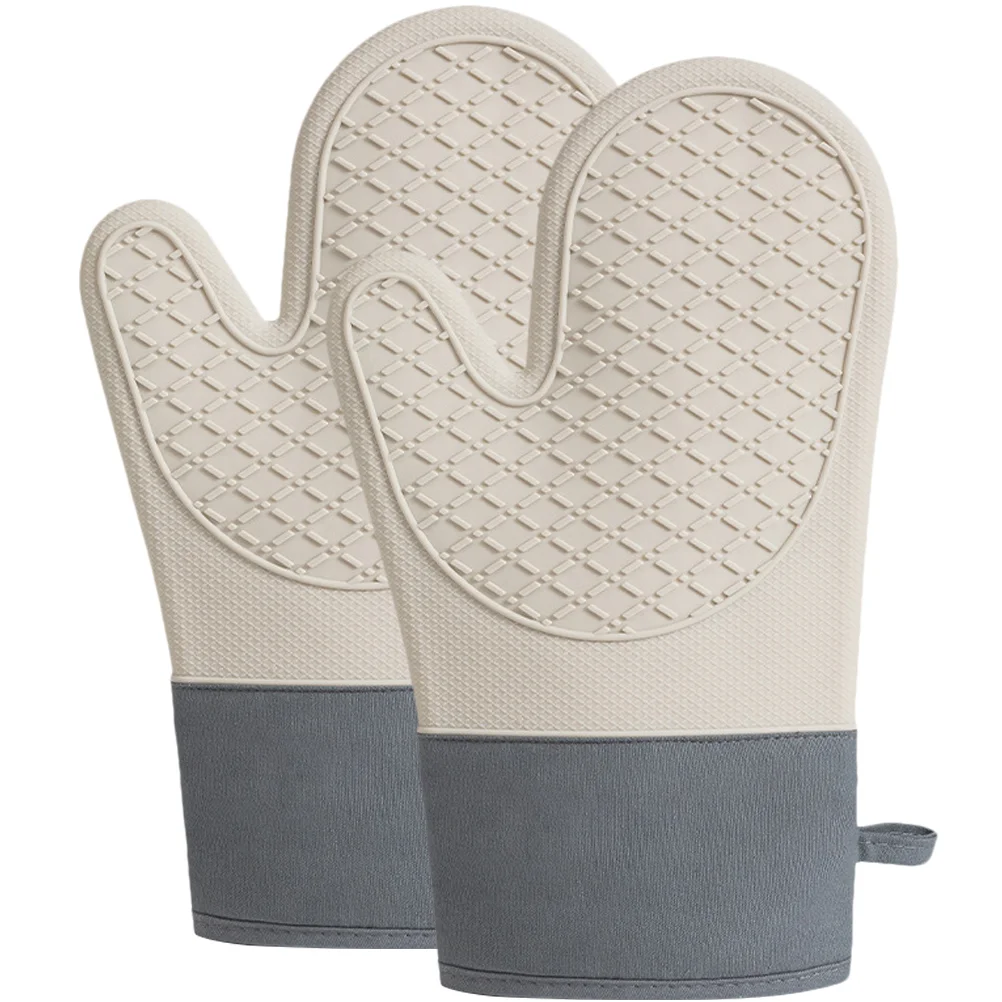 

2Pcs Portable Heart Resistant Oven Mittens Pot Mitt For Kitchen for Kitchen Oven Home