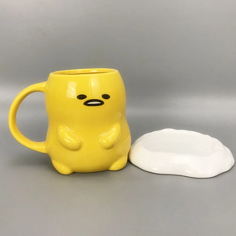 Кавайная экшн-фигурка Гудетама ленивое яйцо игрушка мультяшное керамическая