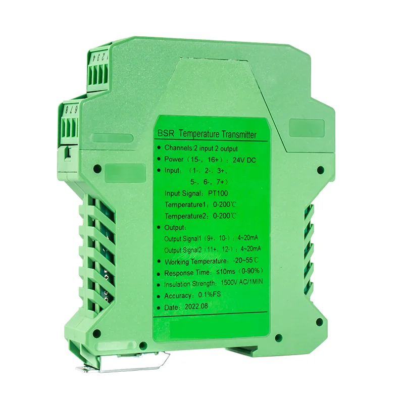 1 в 2 выхода PT100 0-100 ℃ 0-200 на 4-20 мА 0-10 В 0-5 преобразователь температурного сигнала