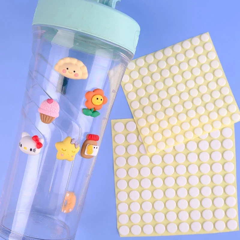 Прочная клейкая лента для фотографий белые прозрачные Круглые двухсторонние