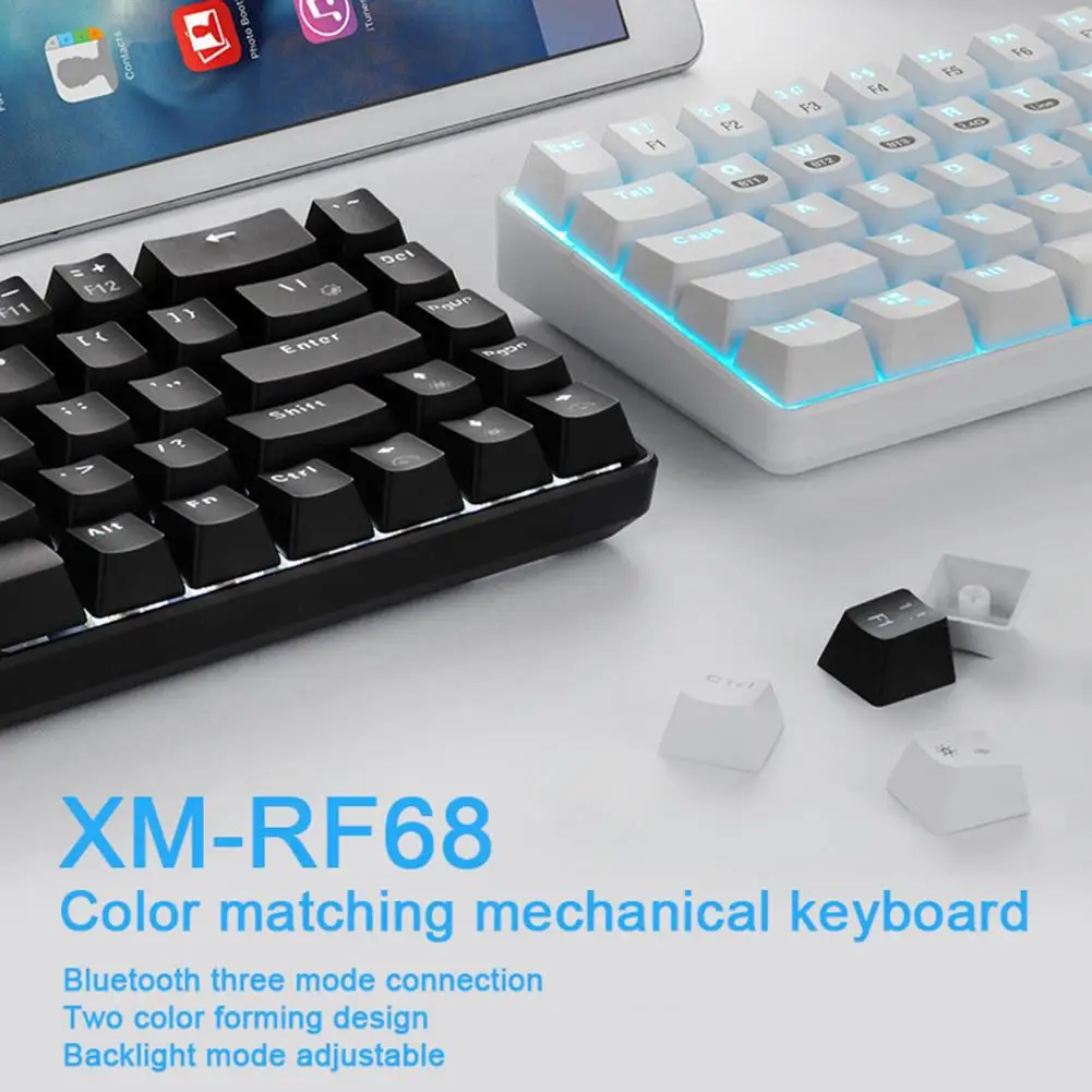 

Игровая клавиатура для ноутбука, 2,4 ГГц, Bluetooth, 5,0