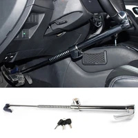 car steering wheel anti theft lock brake lock retractable double hook car clutch pedal lock for auto car truck suv van security