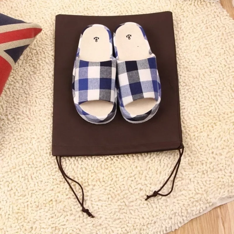 

2022 4pcs Portable Shoes Bag Travel Storage Pouch Drawstring Dust Bags Non-woven