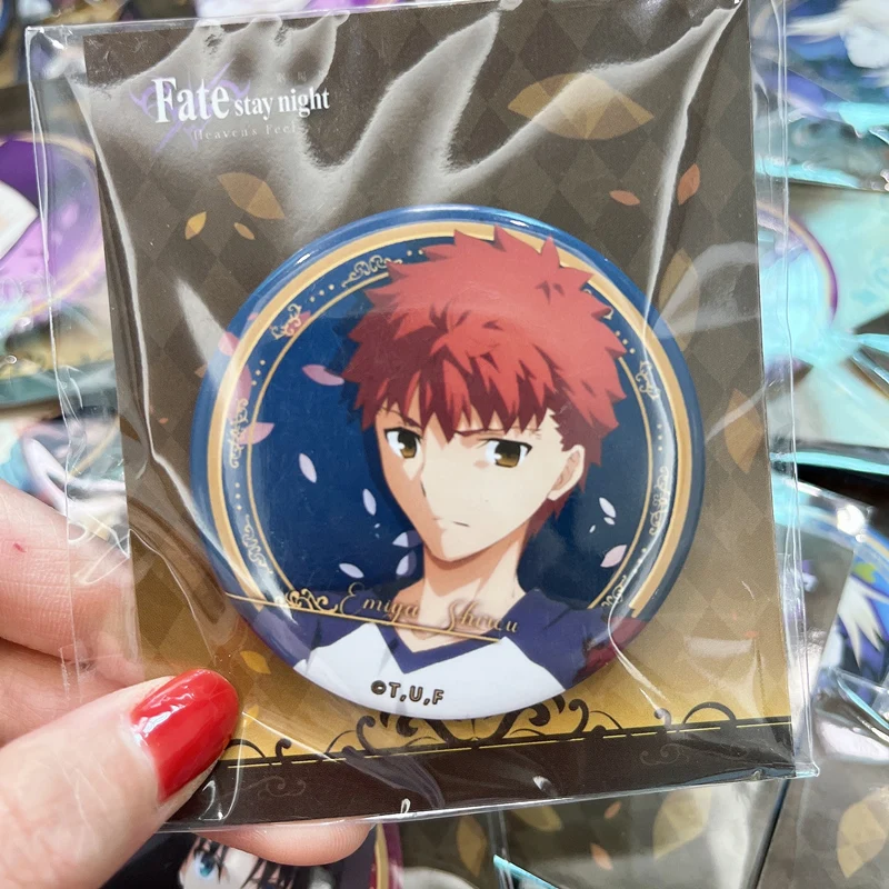 Аниме Судьба ночь вечная Небесный фил Сейбер Мато Сакура Лансер Тоосака Рин Золотая отметка брошь знак значок игрушка.