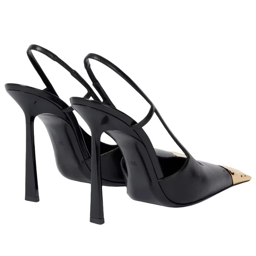 2024 европейские и американские модные неделя пикантные туфли на высоком