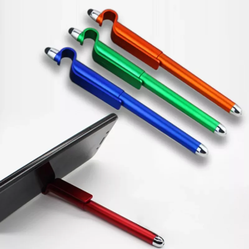

Multi-Function Capacitive Screen Stylus Touch Pen 3 In 1 Mobile Phone Holder Stand For iPad iPhone5 6S 7 Tablet