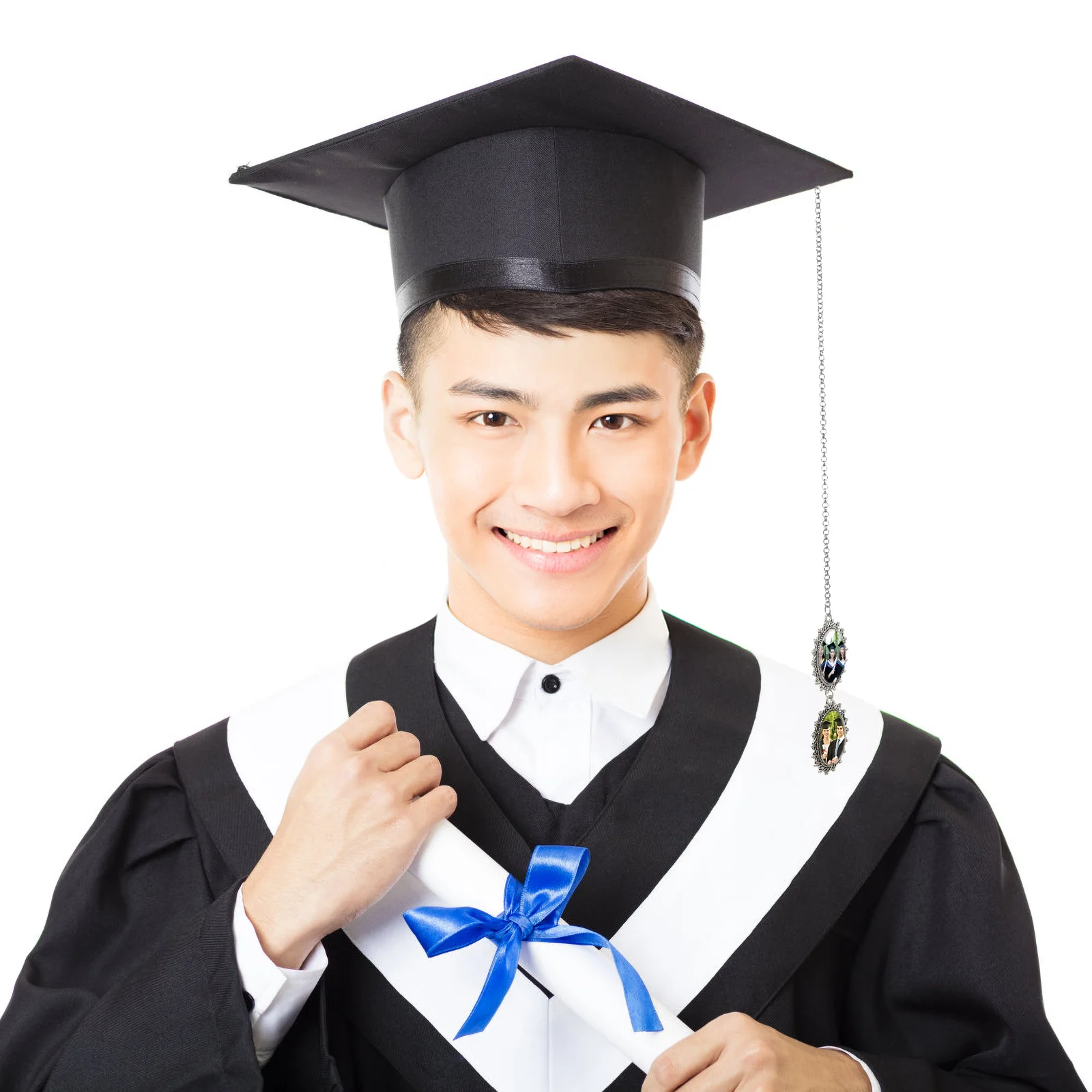 Graduation Cap Photo Pendant Graduation Cap Tassel Photo Frame Charm Hanging Photo Charm