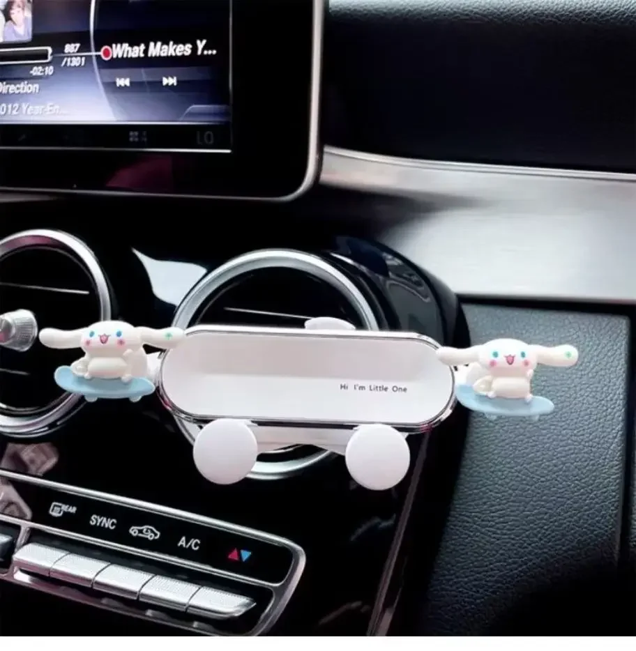 Sanrio Cinnamoroll прекрасный креативный автомобильный держатель для телефона аниме