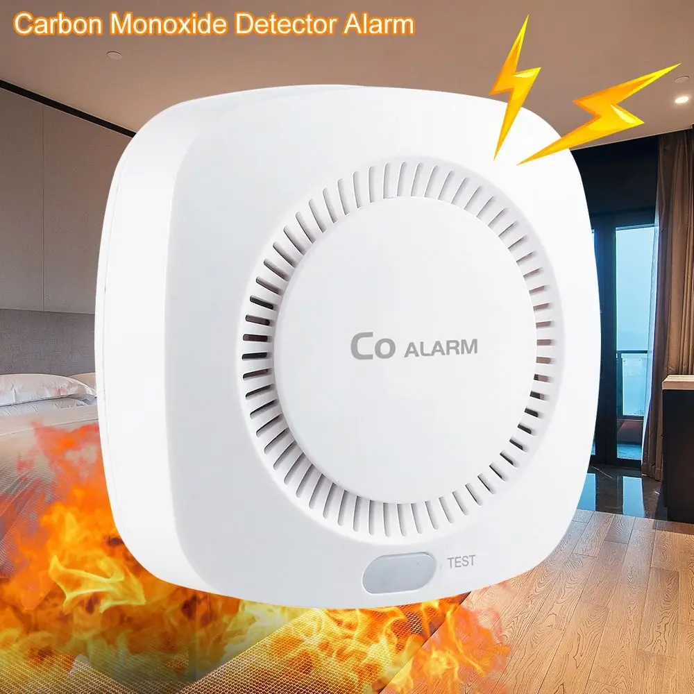 

Safety Siren Sound Wall Mount Homehold Carbon Monoxide Detector Alarm Warning Alarm Smoke Poisoning Gas Sensor