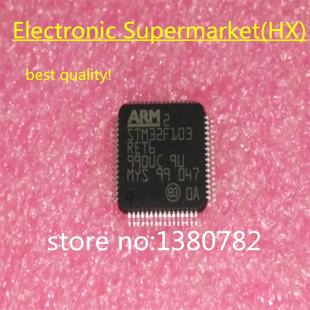 

Free Shipping 5pcs/lots STM32F103RET6 STM32F103 QFP-64 New original IC In stock!