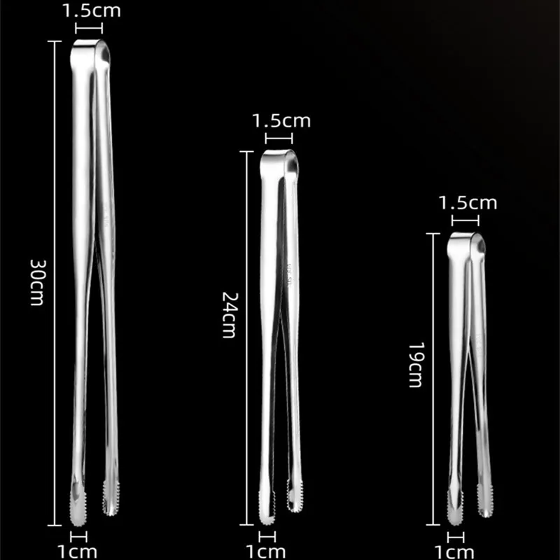 Щипцы для барбекю и еды нескользящий Пинцет из нержавеющей стали зажим салата