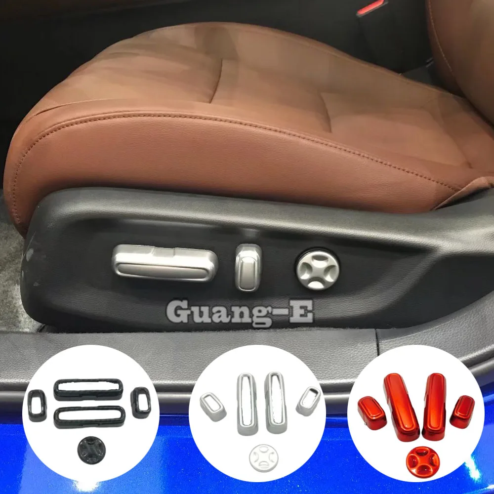 

Styling Detector Seat Adjustment Knob Button Switch Trim Accessories 5PCs For Honda Accord 10th 2018 2019 2020 2021 2022 2023