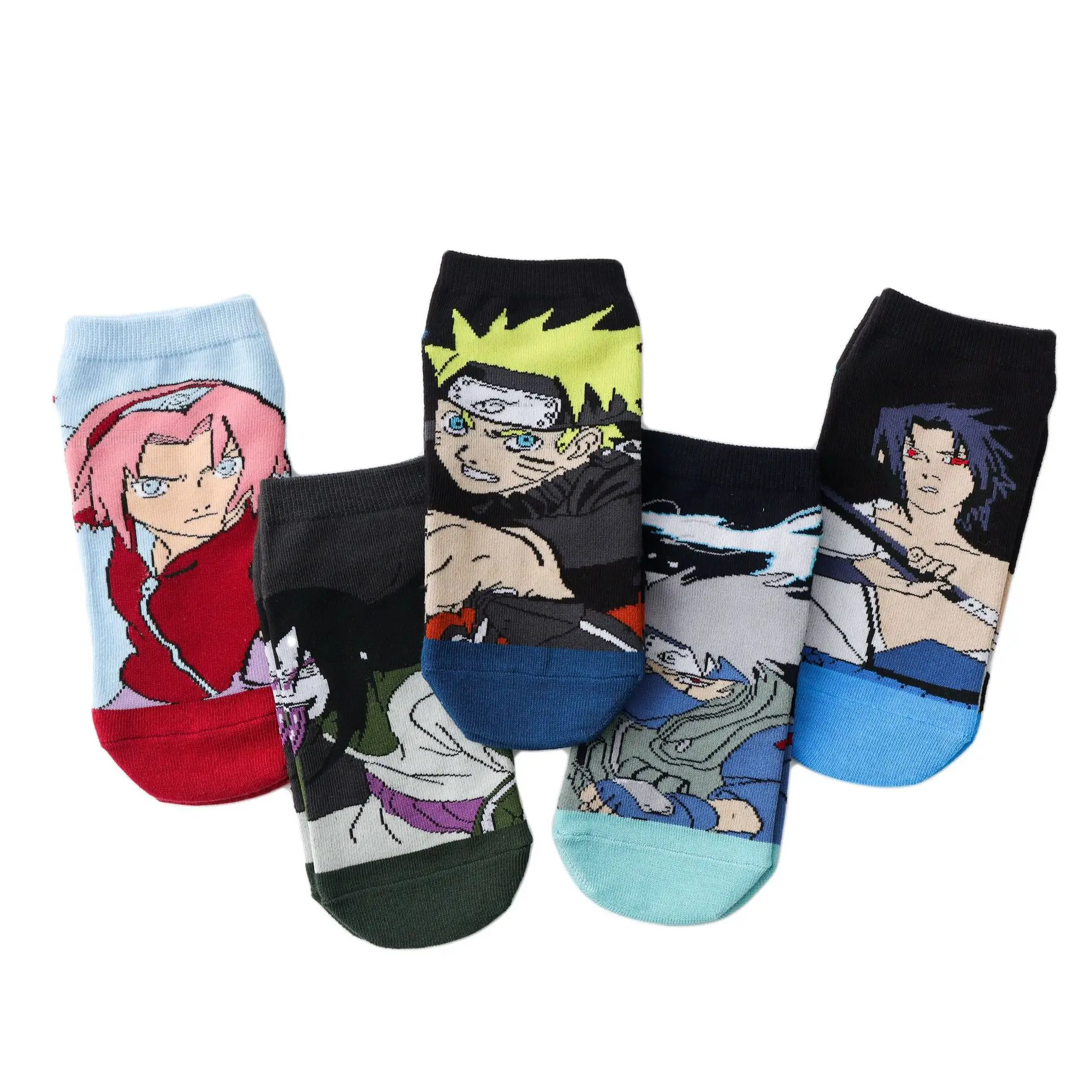 

Cartoon Anime Naruto Men Socks Character Cosplay Skateboard Socks Men's Casual Adult Socks