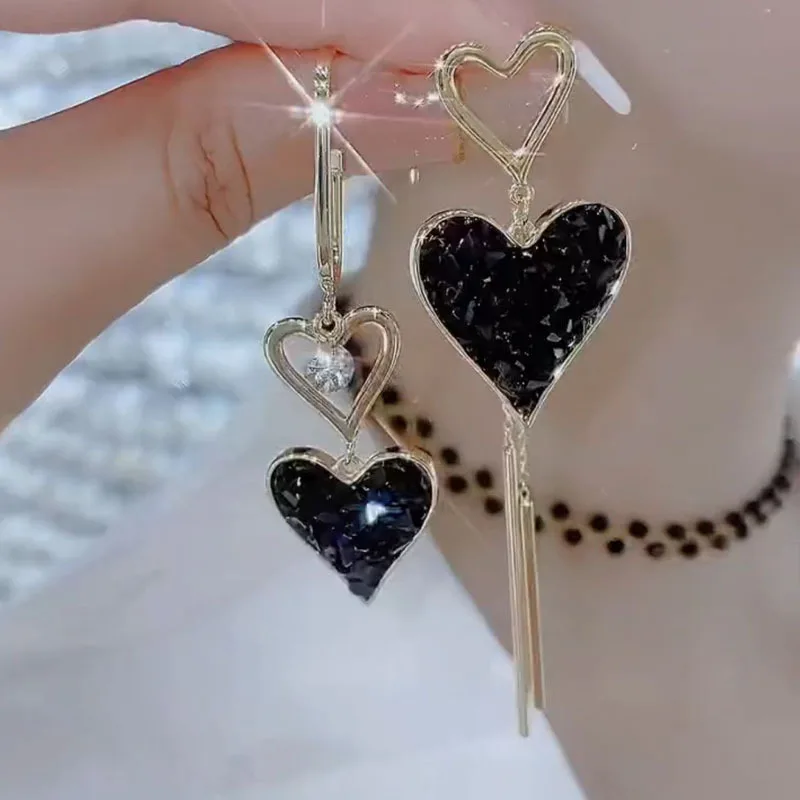 

ETSUNRISE heart love Silver Pin earrings jewelry