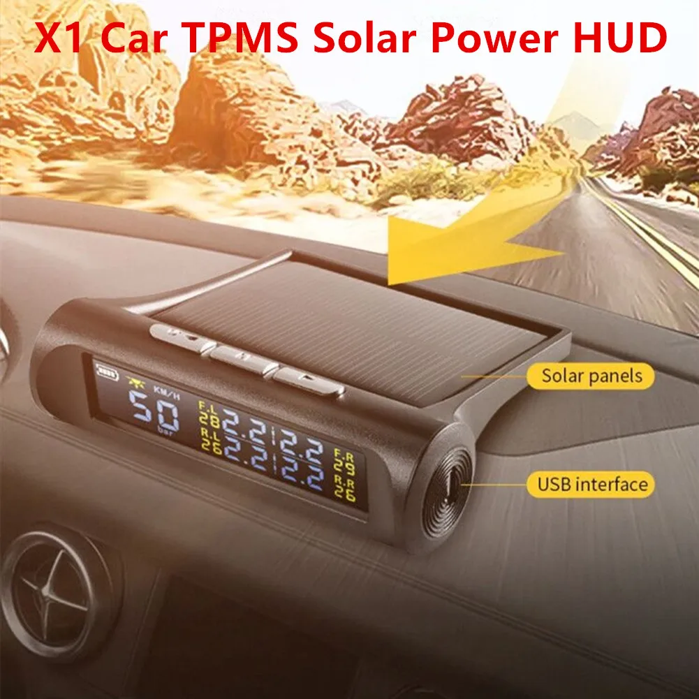 

Датчик давления в шинах X1 TPMS/ HUD с солнечной зарядкой