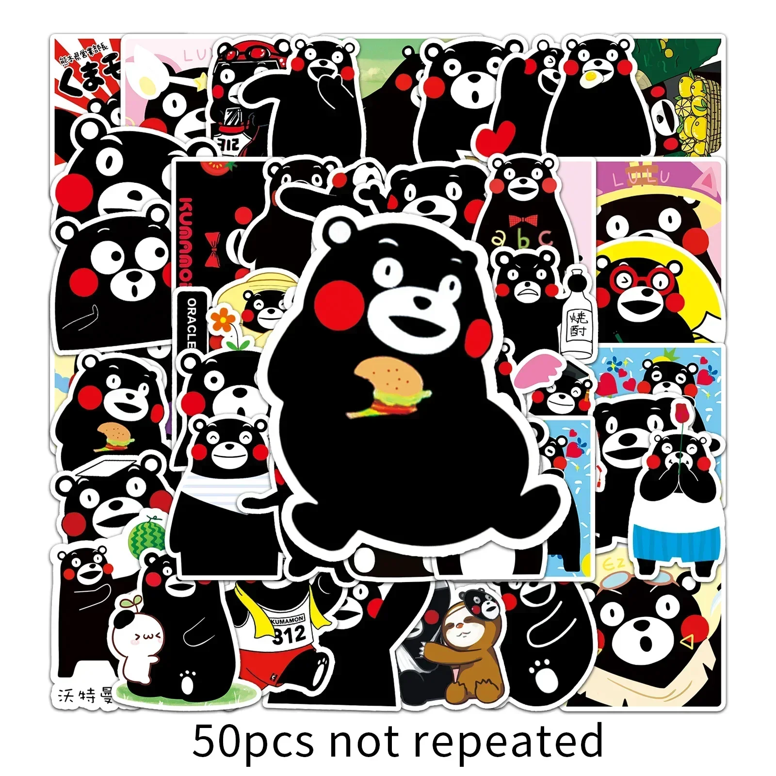 

Kumamoto Kumamoto 50 Hand Account Cartoon Emotion Pack Stickers 17