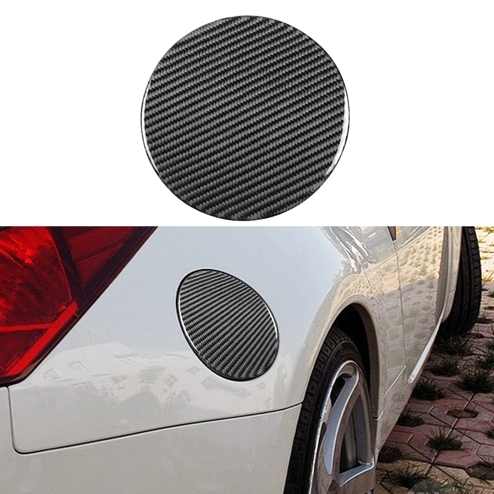 

Fuel Tank Cap Cover Decorative Trim for Nissan 350z 2003 2004 2005 2006 2007 2008 2009 Car Exterior Accessories Carbon Fiber