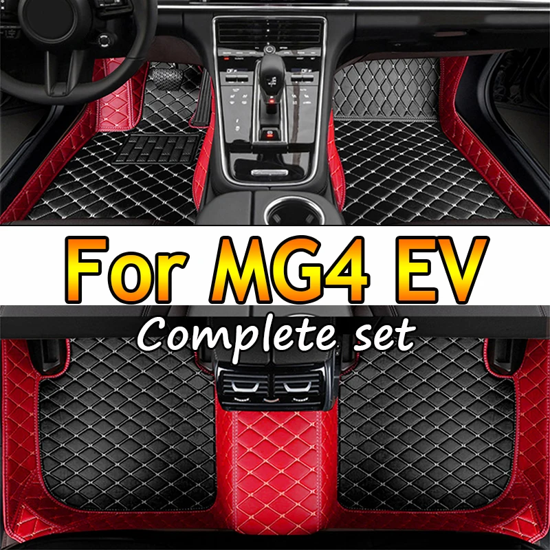 

Автомобильные коврики для MG4 EV MG Mulan EH32 2022 2023 2024 хэтчбек, кожаный коврик, кожаные напольные аксессуары для автомобиля, интерьер
