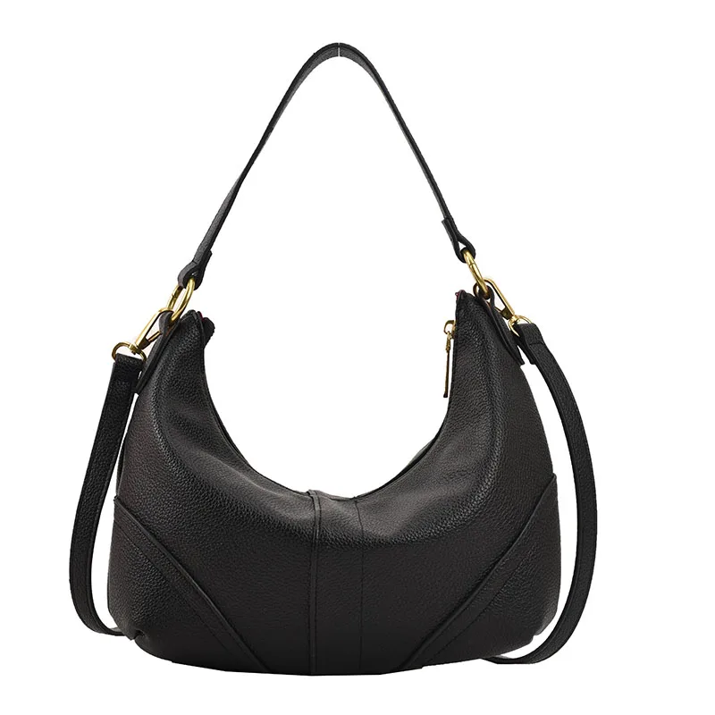 2023 Trendy Shoulder Side Bags for Women Winter Trend Fashion Simple Soft Leather Crossbody Bag Handbags and Purses High Quality