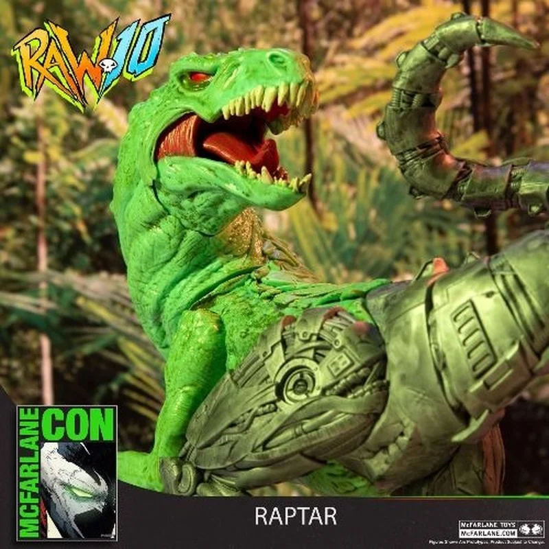 

Original McFarlane RAW10 Robosaur Raptar Action Toy Figures Toys Ornaments Gifts