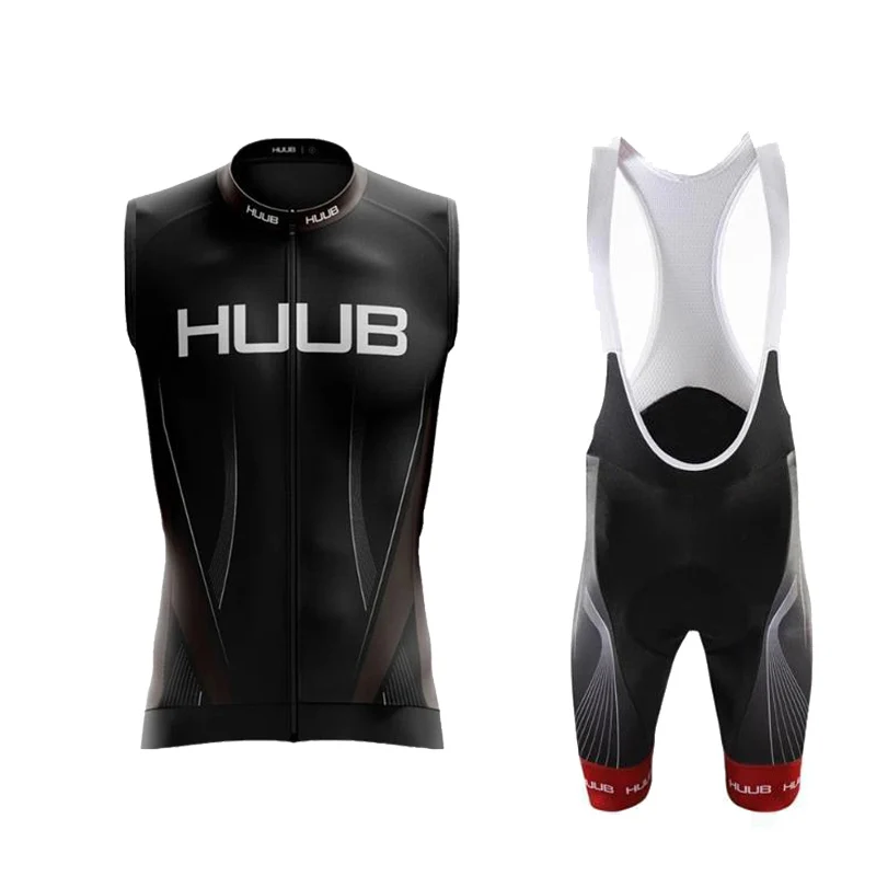 

chaleco ciclismo hombre huub summer sleeveless cycling jersey set men's breathable bike vest mtb clothes bicycle cycling outfit
