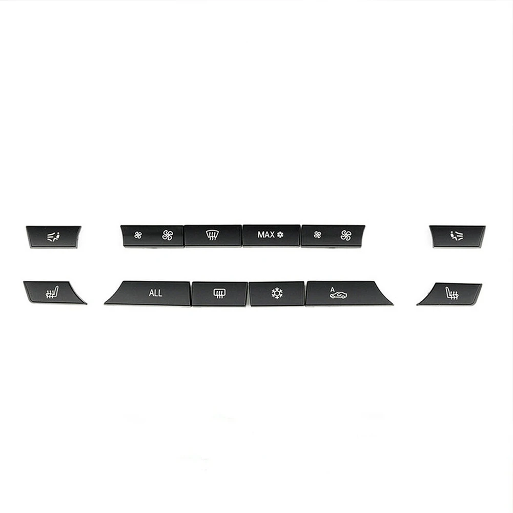 

Brand New 12 Button Key Cap Key Cap A/C Heater Switch Trim Car 12 Button Key Cap Car Accessories Car Repair Kit