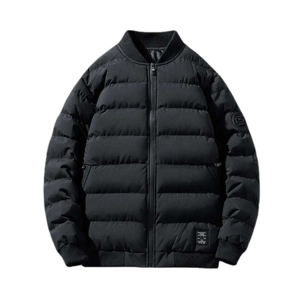 Luxury Winter Coat Men 2022 Waterproof Warm Jacket Autumn Casual Streetwear Solid Color Bomber Puffer Jacket Men Down Jacket