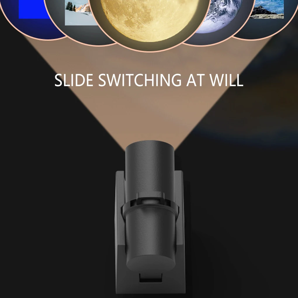 

Романтический USB-Проекционный светильник с питанием от земли и Луны, декоративный фон, проектор, ночник, орнамент, аксессуары для освещения