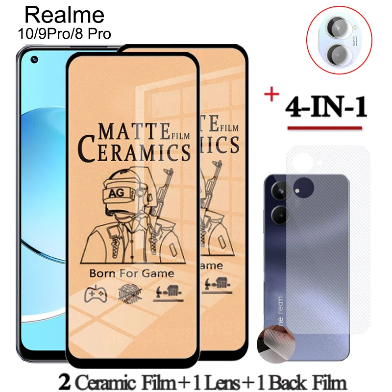 

Ceramic film realme 10 screen protector realme 10 8 9i 5g 9 pro plus film soft glass for realmi 10 not glass realme10 película