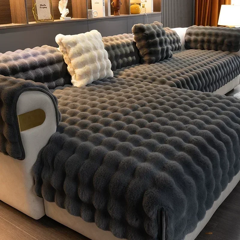 Зимние чехлы на диваны для диванов Funda Sofa Lugares Fundas Sofas Plazas плюшевые диван l-образной