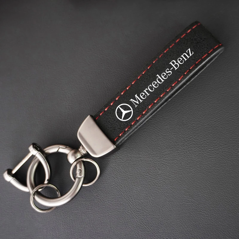 Замшевое кольцо для ключей Спортивная фотосессия подарок Mercedes Benz AMG W203 W206 W220 W205 W211