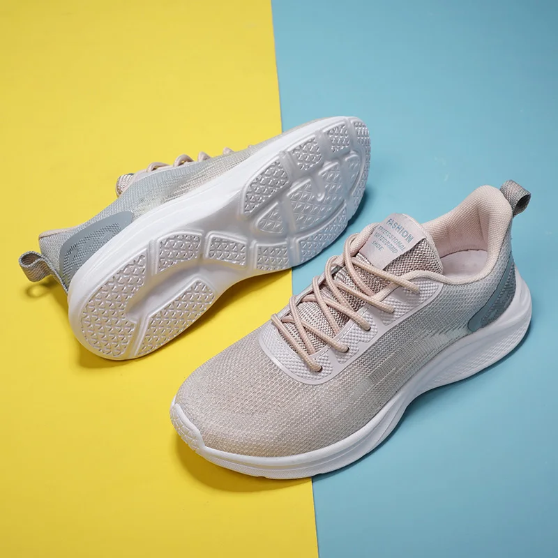 Women's Running Shoes Lightweight Sneakers Gym Fitness Training Shoes Breathable Mesh Outdoor Grass Walking Shoes For Girls
